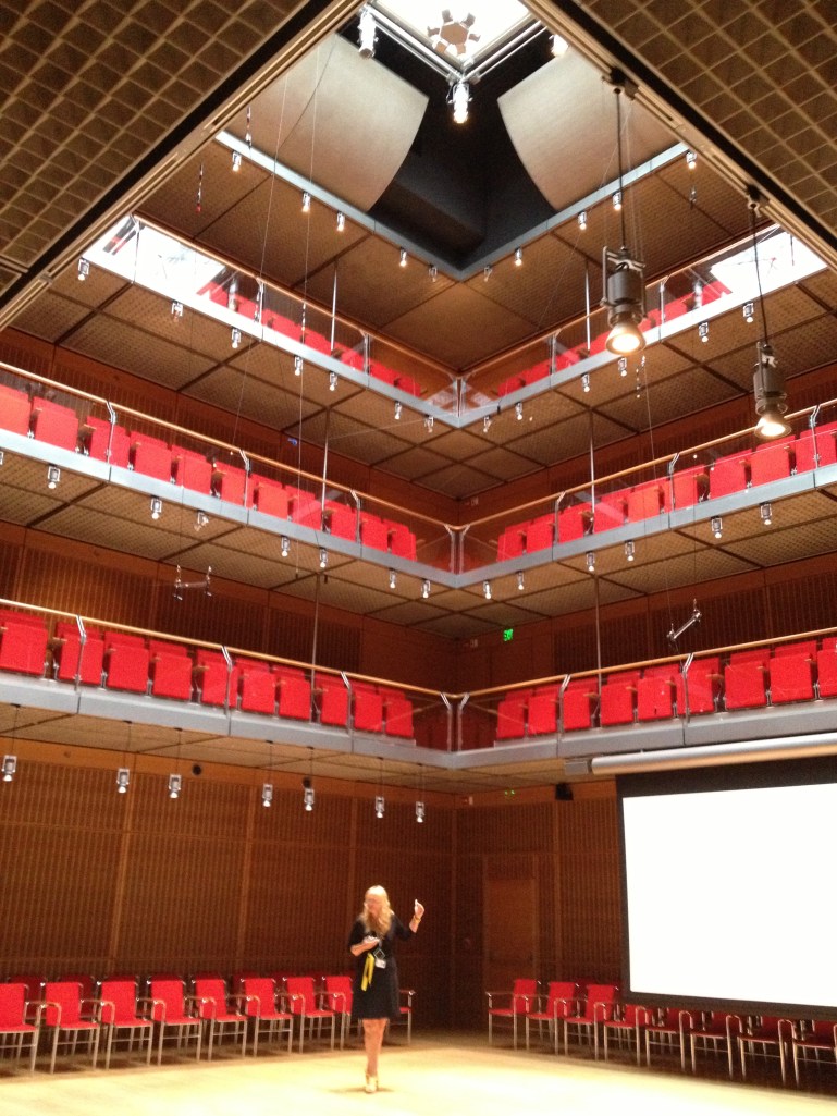 The Gardner's new performance space. It's pretty incredible.