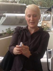 Mia Ridge & mini Ed in Melbourne