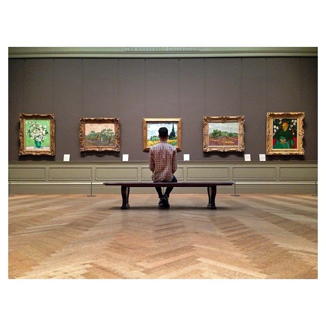 Dave Krugman at the Met, photo by Instagram user @danielkriger