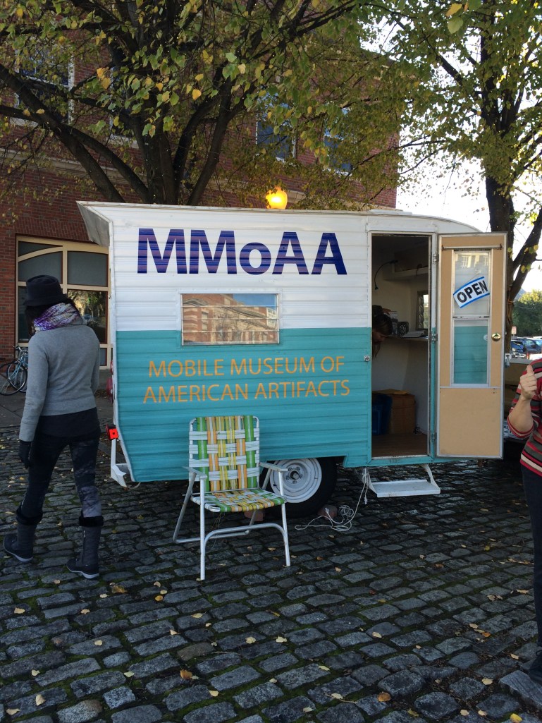 The MMoAA parked the the Union Square Farmers' Market in Somerville, MA