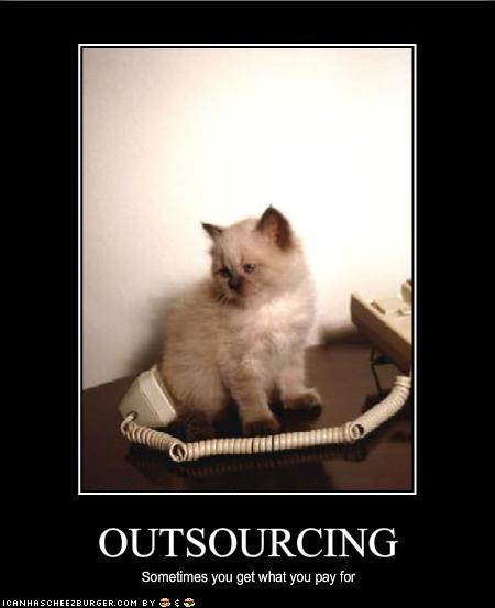 Outsourcing CC BY-ND 2.0 image by Flickr user icanhascheezburger